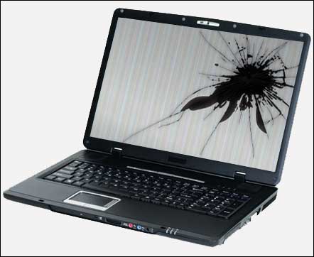 Broken Laptop Screen
